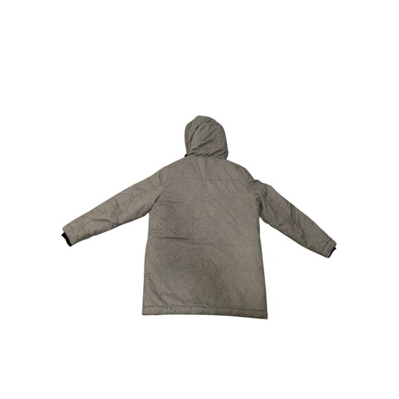 Winter Parka Puffer Coat Quilted Lined Pockets Divided H&M Hooded Fill Zip Long - Picture 3 of 16